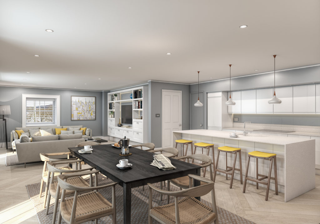 277 17 Admiralty House, Mount Wise, Plymouth, 201 Living Scene09